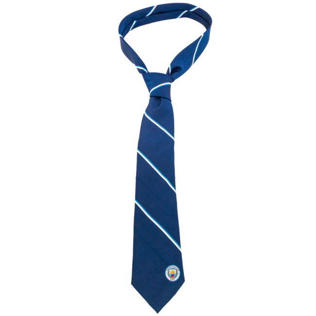 match worn Manchester City FC Stripe Tie