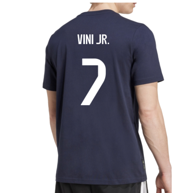Exceptional 2025-2026 Real Madrid Seasonal Graphic Tee (legend Ink)