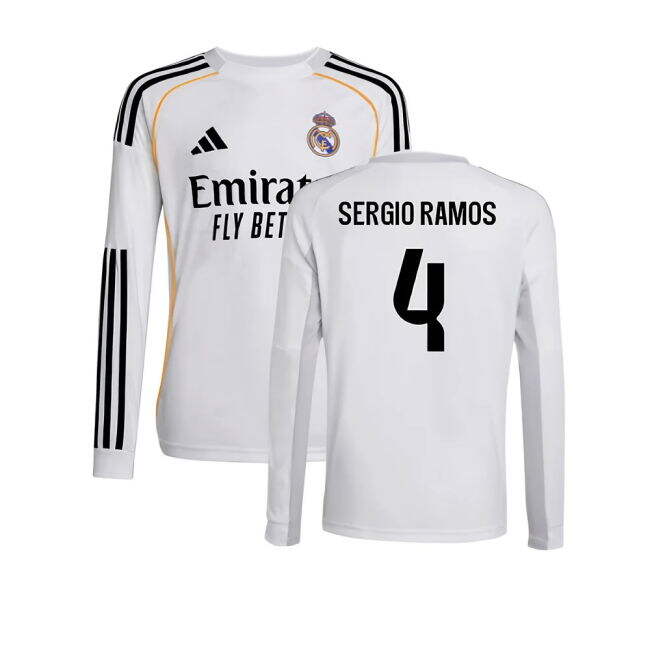 Sergio Ramos 4 Real Madrid First Team Fan Shirt - Kids Version
