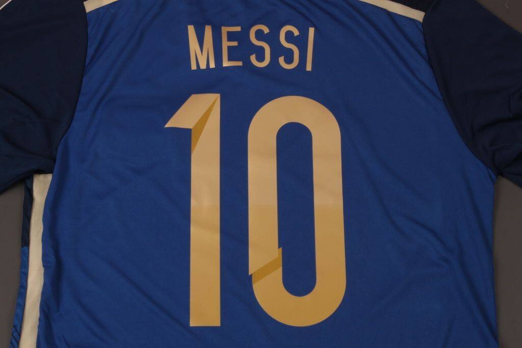 Argentina 1415 Away Soccer Shirt 10 MESSI - Official Replica 10691