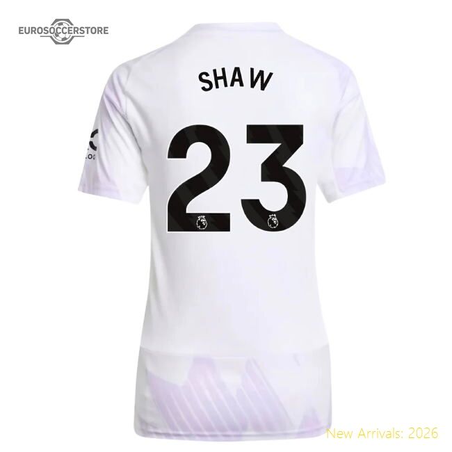 Authentic 2025-2026 Man Utd Away Shirt (womens) (shaw 23) - Premium