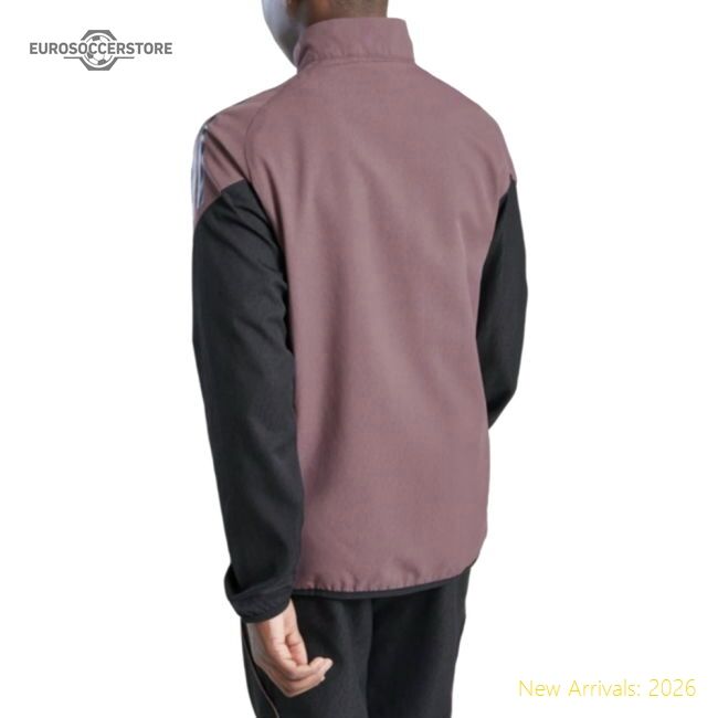 2025-2026 Real Madrid Presentation Jacket (shadow Fig) - Kids