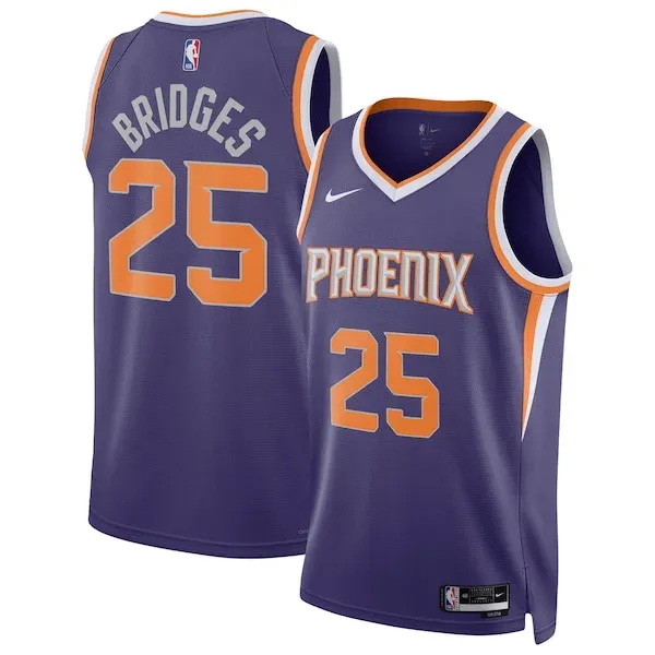Mikal Bridges PHX Swingman Jersey - exclusive vintage - White