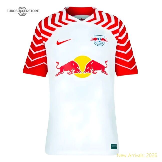 Trending High-Quality 2023-2024 Red Bull Leipzig Home Shirt (Kids)