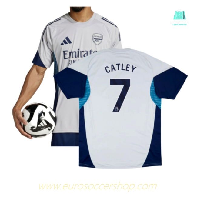 2025-2026 Arsenal Training Shirt (Grey Two) (Catley 7)