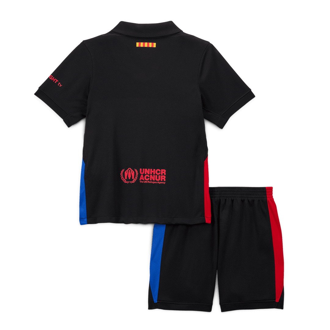 Kid's Barcelona Away Soccer Jersey Kit(Jersey+Shorts) 2024/25 - Spotif