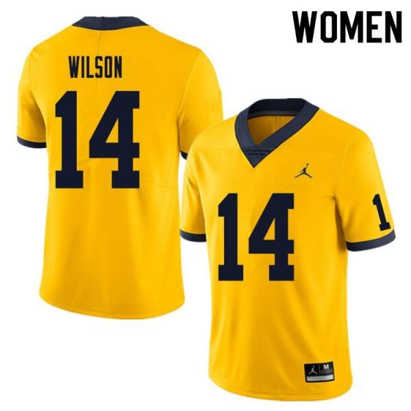 Women Ncaa Team Yellow Womens #14 Pro Replica - Discounted