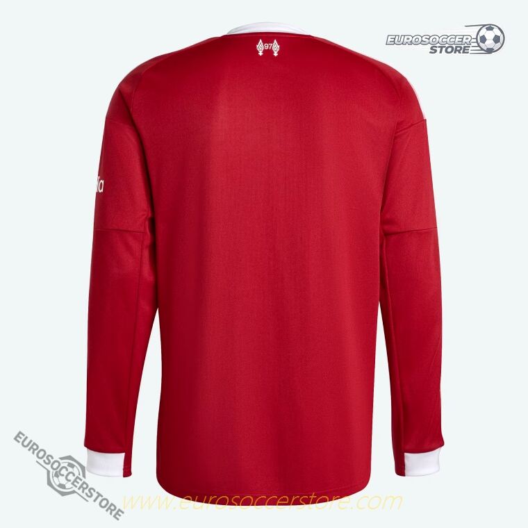 Liverpool's 25-26 Season Home Long Sleeve Football Jersey