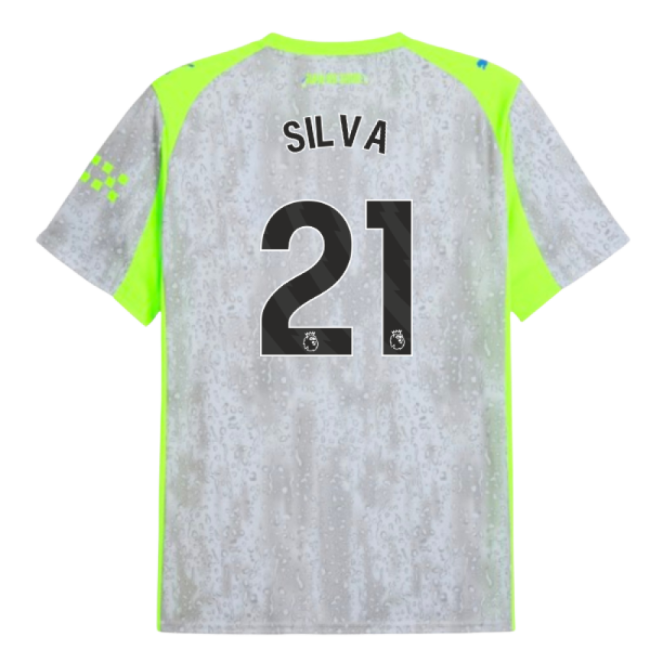 Professional Style Man City Top Level Third Pro Level Shirt (Silva 21)