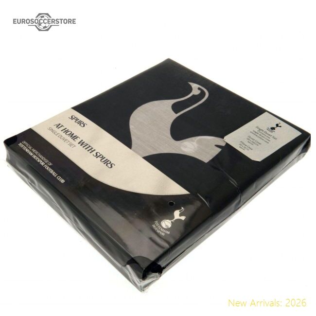 Official Tottenham Hotspur Fc Pulse Single Duvet Set - Premium