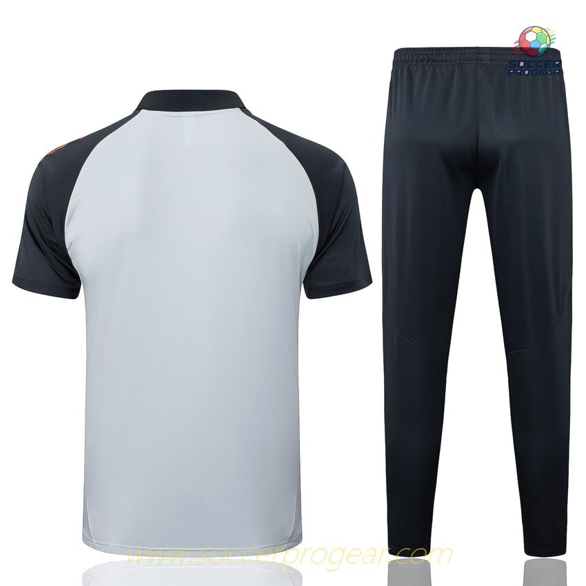 Benfica Polo 2024-2025 Season White Black Tracksuit