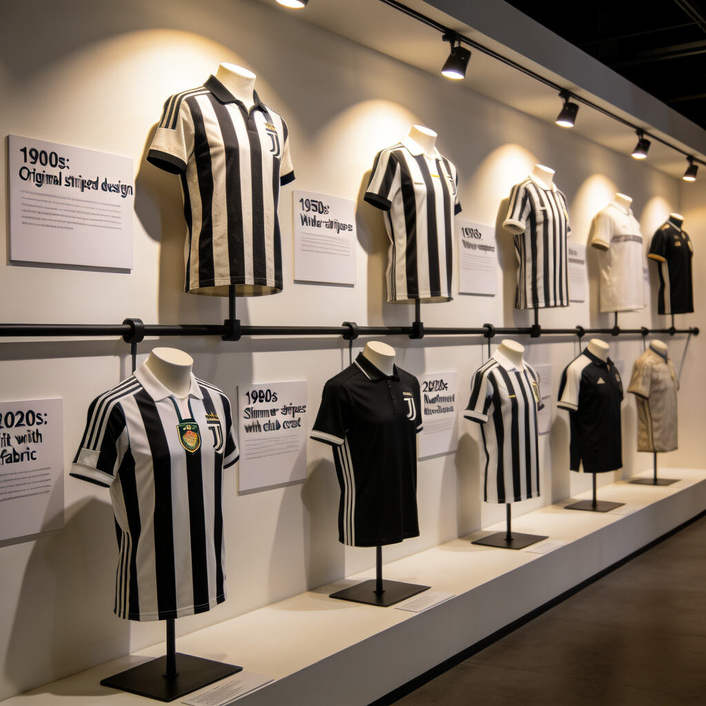 A Century of Stripes The evolution of Juventus's iconic black and white design