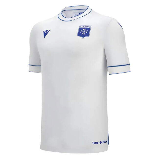 Original 2025-2026 Auxerre Ligue 1 Uber Eats Home Shirt