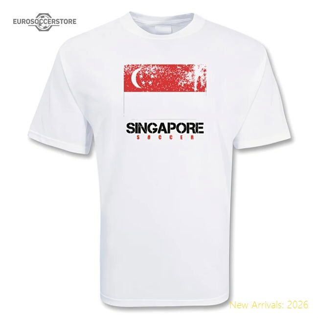 Luxury Singapore Soccer T-shirt - Great Value - World Cup Edition