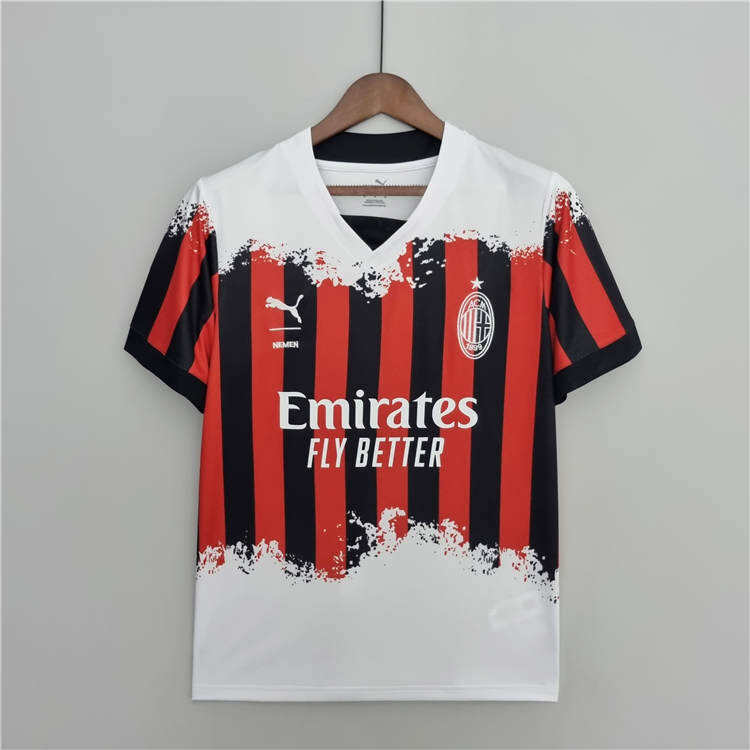 2122 AC Milan PUMA X NEMEN Soccer Jersey Football Shirt - Official