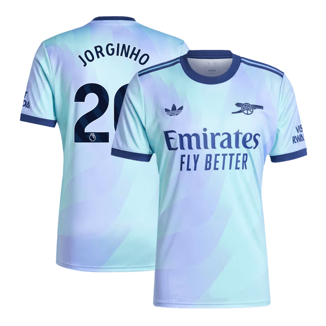 JORGINHO #20 Arsenal Third Away  Soccer Jersey 2024/25 Authentic Kit