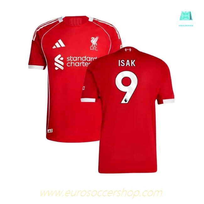2025-2026 Liverpool Authentic Home Shirt (Isak 9)