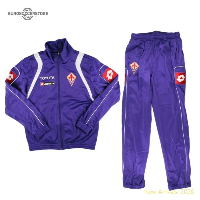 Professional-Grade 2008-2009 Fiorentina Tracksuit (Purple) - Kids