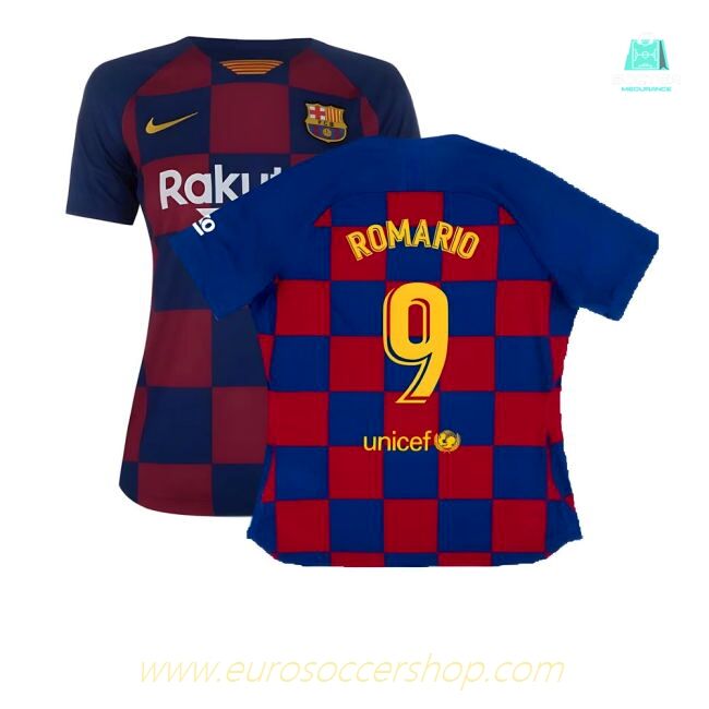 Barcelona 2019-20 Womens Home Shirt (Vaporkit) ((Excellent) S) (ROMARIO 9)
