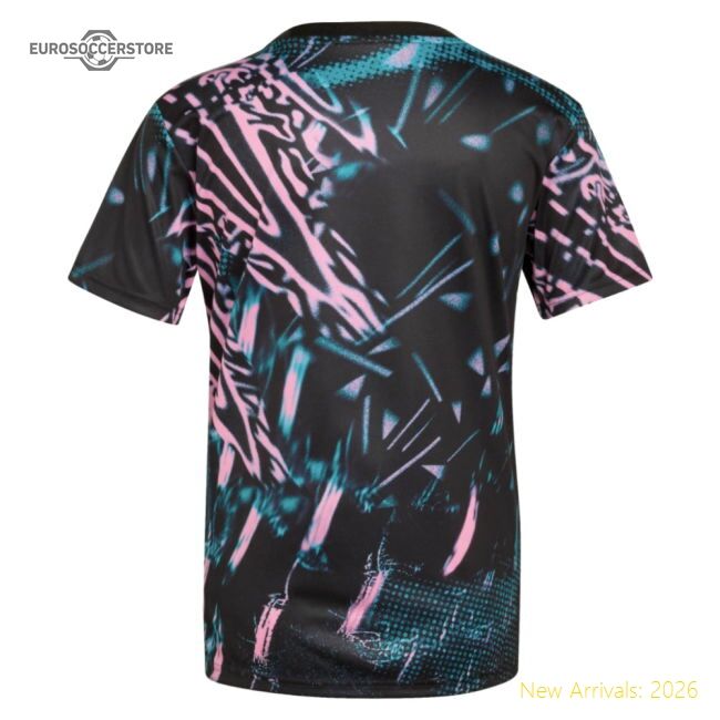 Premium 2025-2026 Liverpool Pre Match Shirt (black) - Womens