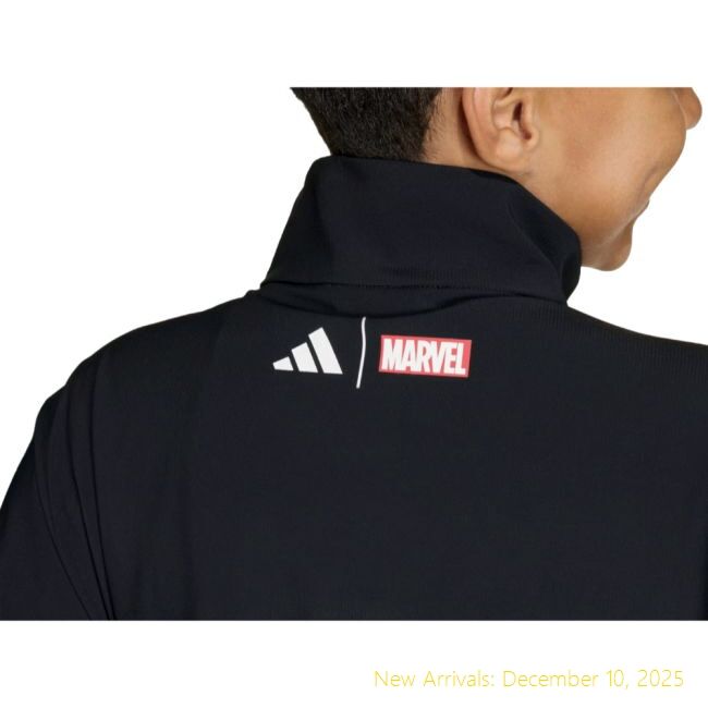 Authentic 2025-2026 RM Real Madrid Anthem Jacket (Black) - Kids