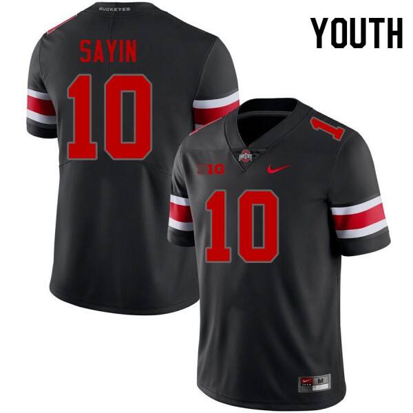 Youth(kids) Ohio State Buckeyes Julian Sayin #10 Elite Replica