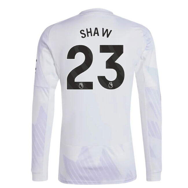 vintage 2025-2026 Man Utd Long Sleeve Away Shirt (Shaw 23)