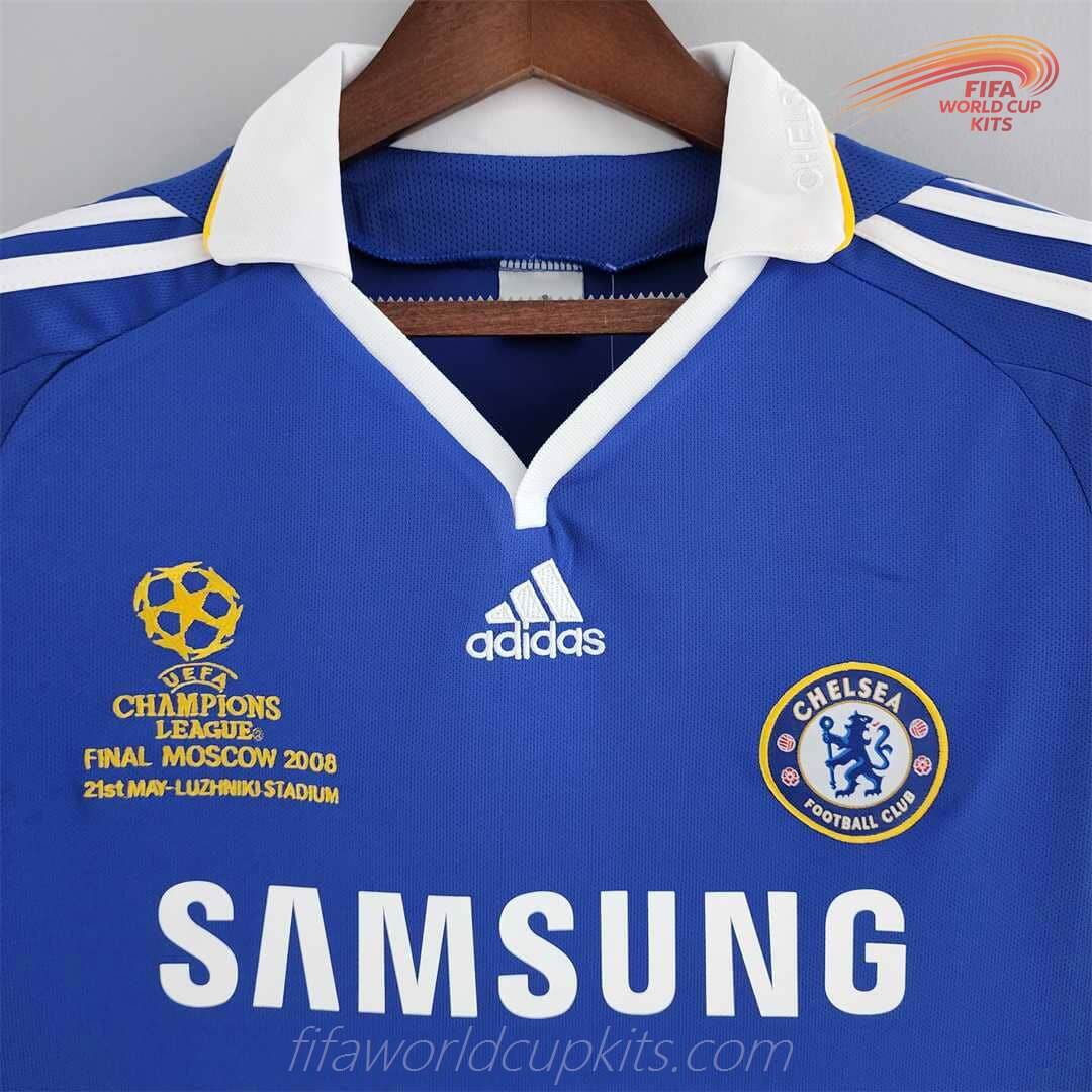 Chelsea 07-08 Home UCL Final Football Kit