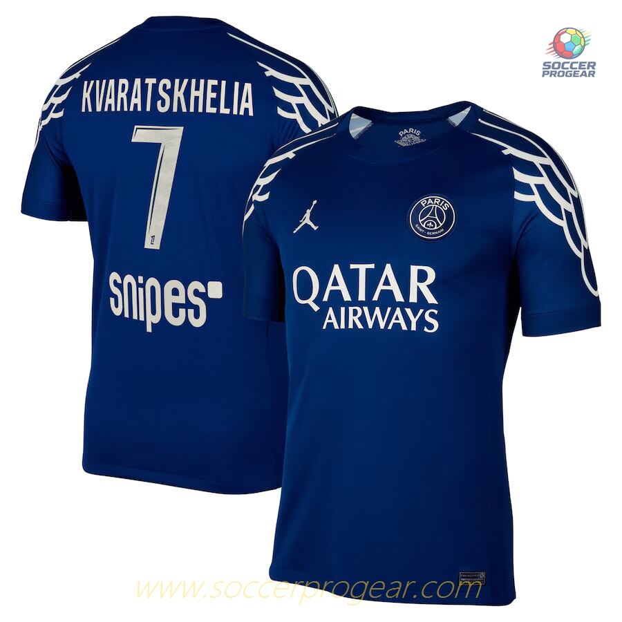 PSG Fourth Football Jersey 2024-25 Edition Kvaratskhelia