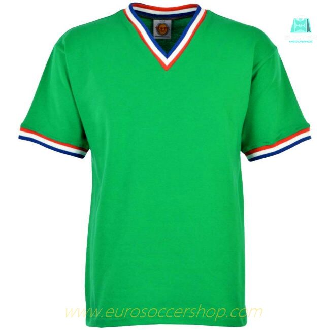St Etienne Short Sleeve Retro Football Shirt