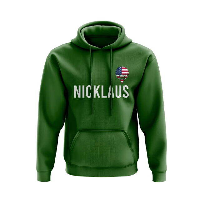 Aero-Dynamic Jack Nicklaus Usa Golf Hoody (Green) Match-Ready