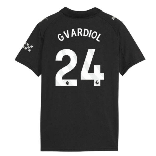 2025-20 Man City Away Soccer Jersey Gvardiol (24) L M