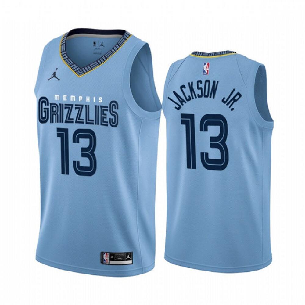 Game Day Classic Men's MEM #13 Jaren Blue Basketball Jersey
