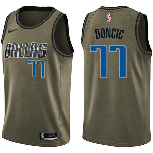 Dallas Mavericks Luka Pro Series Game Jersey Classic Style #77