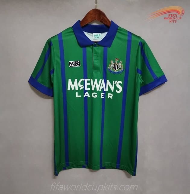 Newcastle 1995 Away Green/Blue Football Kit