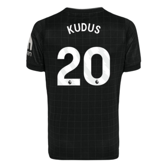 Adult 2025-2026 Tottenham Away Shirt (Kudus 20)