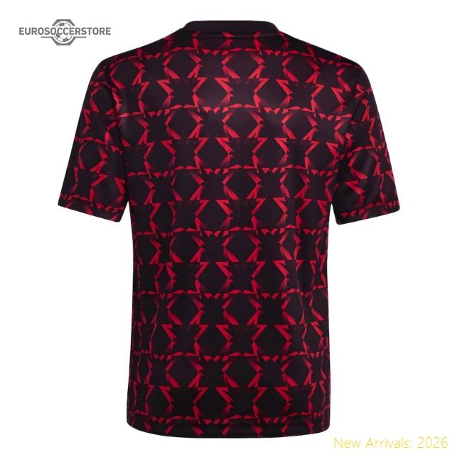 Authentic 2024-2025 Man Utd Pre-match Shirt (black) - Kids - Premium