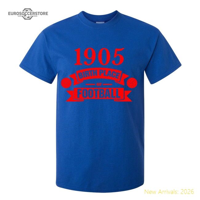 Authentic Crystal Palace Birth Of Football T-shirt (blue) - Premium