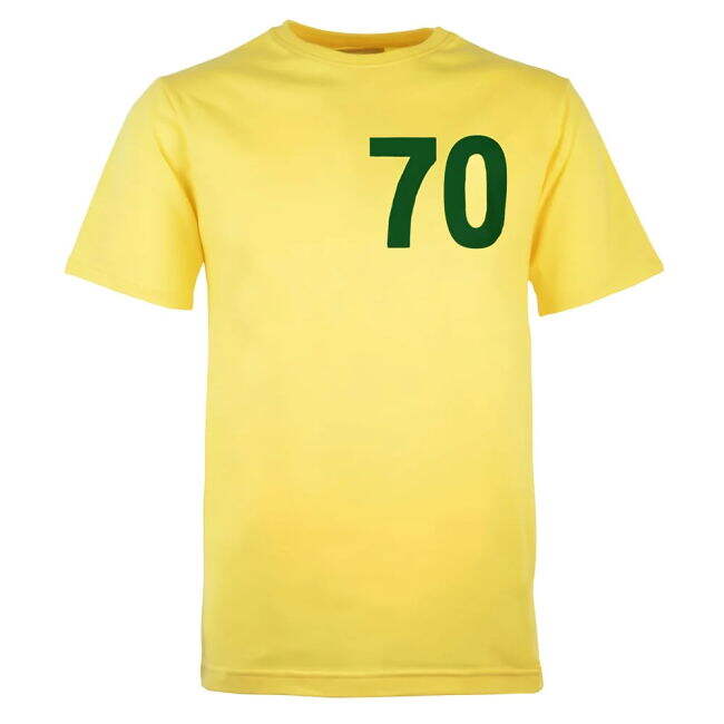 Premium Brazil 1970 World Cup T-Shirt Cup Football Cup Replica