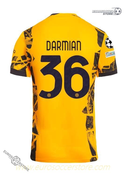 DARMIAN's Inter Milan 36 Jersey for the 24-25 Champions League Final