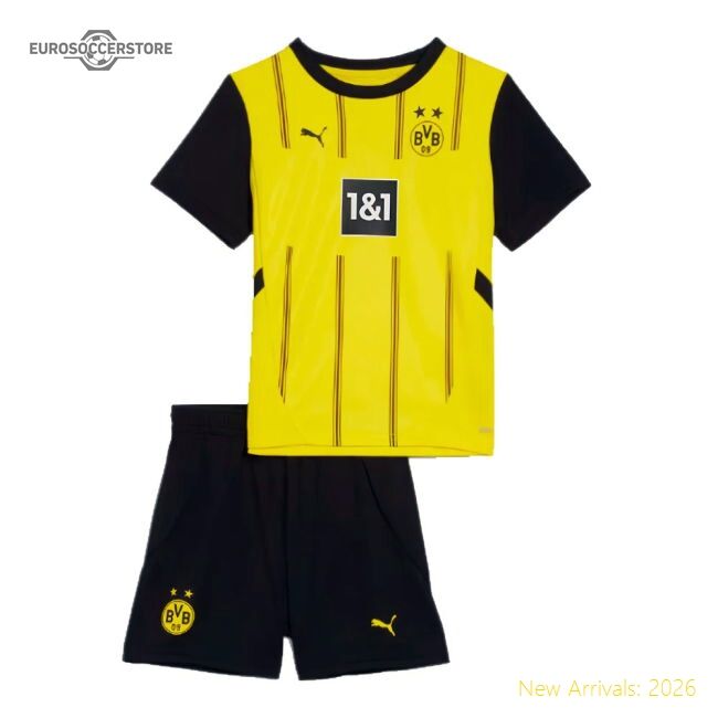 Official 2024-2025 Borussia Dortmund Home Mini Kit (Your Name)