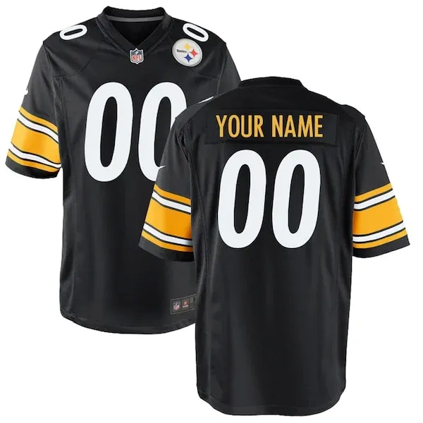 Pittsburgh Steelers Game NFL Jersey - Black | High-Quality Football...
