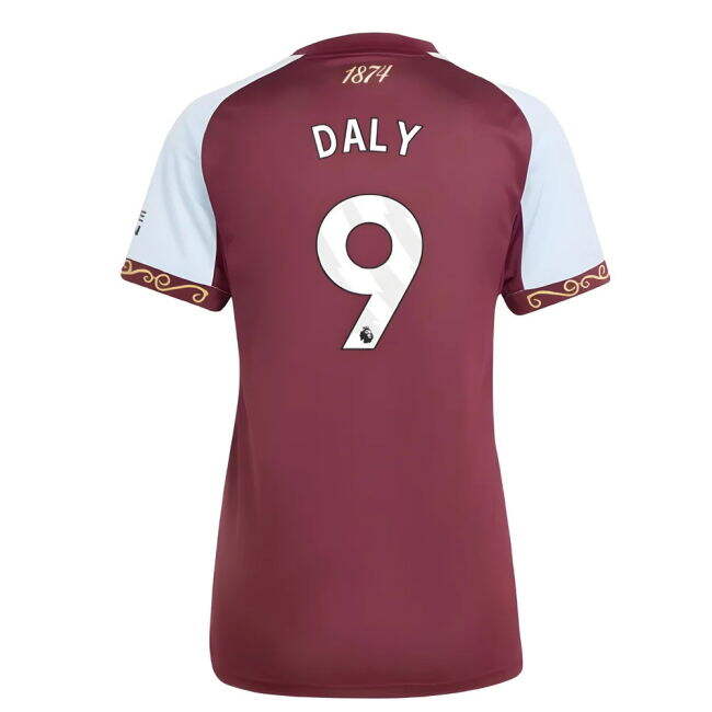 2025-2026 Aston Villa Home Shirt (Womens) (Daly 9)