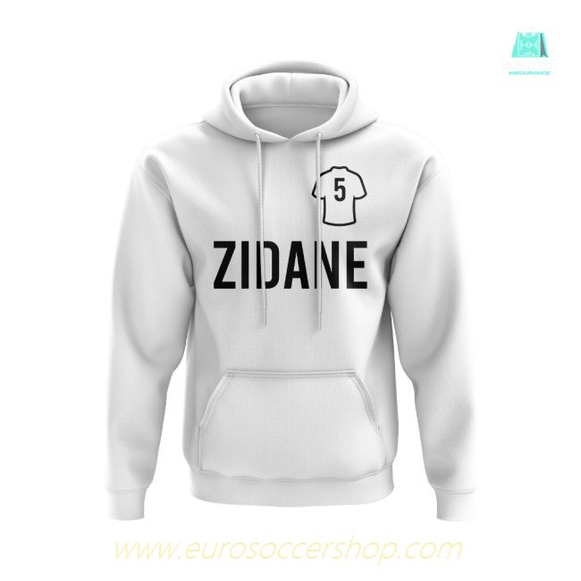 Zinedine Zidane Real Madrid Number Hoody (White)