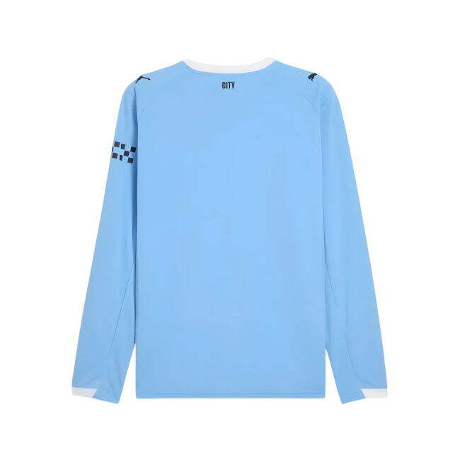 2025-2026 Man City Long Sleeve Home Shirt (Walker 2)