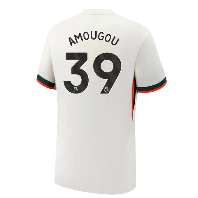 Top Quality Chelsea 2025-2026 Away Uniform (Amougou 39)