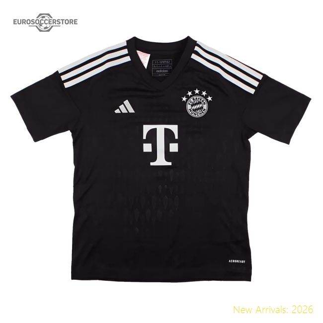 Luxury 2023-2024 Bayern Munich Goalkeeper Shirt (black) - Kids