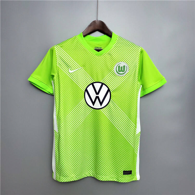 Elite Series Wolfsburg Home 20-21 Green Soccer Shirt Jersey