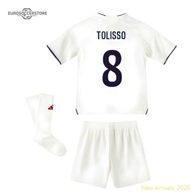 Authentic 2025-2026 Olympique Lyon Home Mini Kit (Tolisso 8)