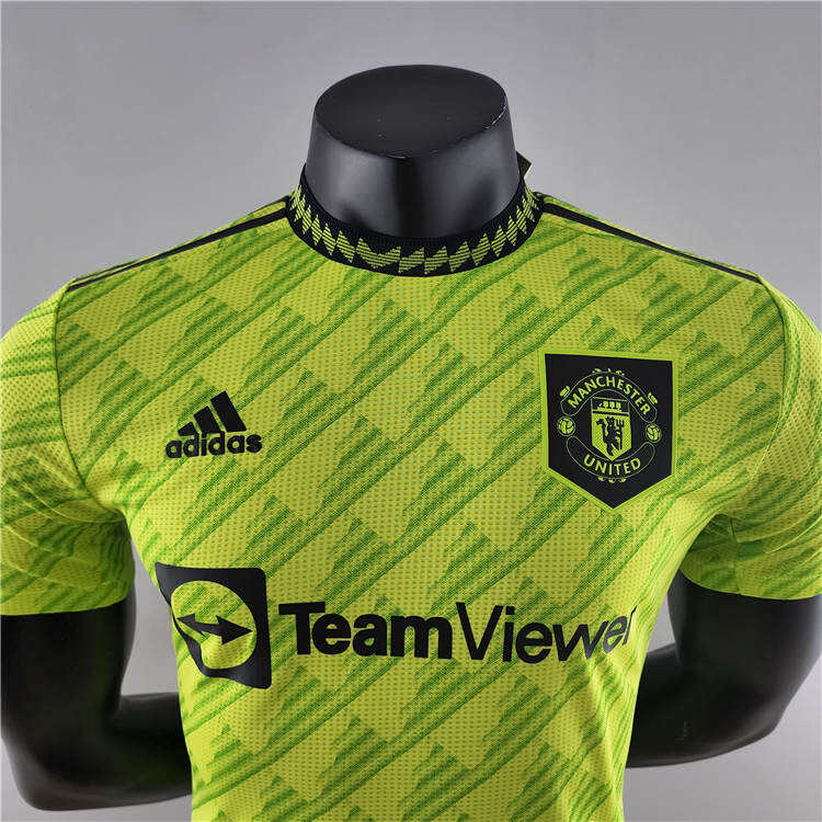 Manchester United 2223 Third Kit Green Soccer Jersey Authentic
